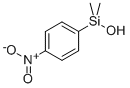 DIMETHYL(4-NITROPHENYL)SILANOL 化学構造式