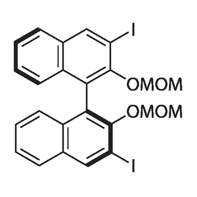 (1S)-3,3'-二碘-2,2'-双(甲氧甲氧基)-1,1'-双萘 结构式