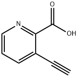 2-Pyridinecarboxylic acid, 3-ethynyl- (9CI) Structure