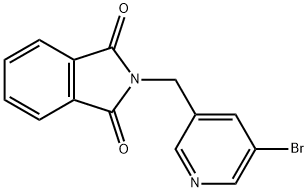 5-bromo-3-(phthalimidomethyl)pyridine Structure
