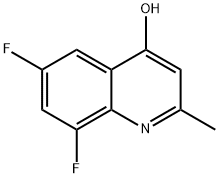 6,8-difluoro-2-methylquinolin-4-ol Structure