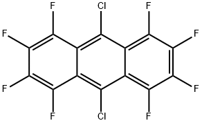 9,10-Dichlorooctafluoroanthracene Structure