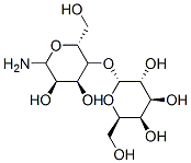 (2R,3R,4S,5R,6R)-2-[(2R,3R,4S,5R)-6-amino-4,5-dihydroxy-2-(hydroxymethyl)oxan-3-yl]oxy-6-(hydroxymethyl)oxane-3,4,5-triol 结构式