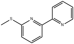 6-(メチルチオ)-2,2′-ビピリジン 化学構造式