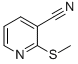 2-(メチルチオ)ピリジン-3-カルボニトリル 化学構造式
