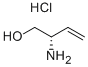 (S)-2-AMINO-BUT-3-EN-1-OL HYDROCHLORIDE
 化学構造式
