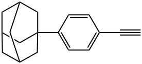 4-金刚烷苯乙炔基, 219831-45-5, 结构式