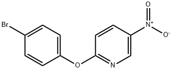 2-(4-bromophenoxy)-5-nitropyridine 化学構造式