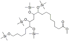 9,10,12,13,18-Pentakis(trimethylsiloxy)octadecanoic acid methyl ester|