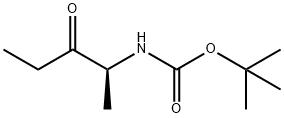 Carbamic acid, [(1S)-1-methyl-2-oxobutyl]-, 1,1-dimethylethyl ester (9CI) 结构式