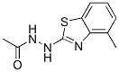 Acetic acid, 2-(4-methyl-2-benzothiazolyl)hydrazide (9CI) 结构式