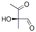 Butanal, 2-hydroxy-2-methyl-3-oxo-, (2R)- (9CI) Structure