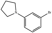 1-(3-BROMOPHENYL)PYRROLIDINE Structure