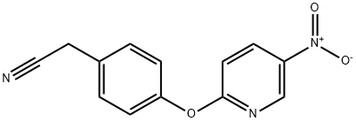 2-[4-[(5-NITRO-2-PYRIDYL)OXY]PHENYL]ACETONITRILE|