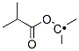 Ethyl,  1-methyl-1-(2-methyl-1-oxopropoxy)-  (9CI) Structure