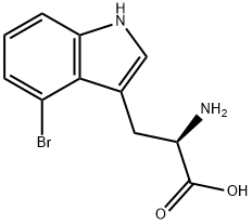 D-4-溴色氨酸,219943-61-0,结构式