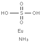 ammonium europium(3+) disulphate 化学構造式