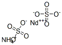 AMMONIUM NEODYMIUM(3+) DISULPHATE 结构式