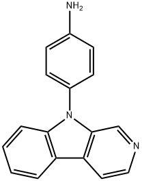 9-(4'-AMINOPHENYL)-9H-PYRIDO[3,4-B]INDOLE Structure