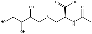 S-(2,3,4-Trihydroxybutyl)mercapturic Acid Structure