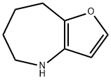 5,6,7,8-TETRAHYDRO-4H-FURO[3,2-B]AZEPINE 结构式