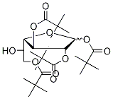 1,2,3,6-Tetra-O-pivaloyl-α-D-galactofuranoside 结构式