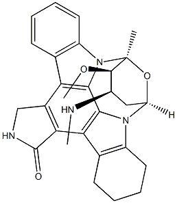 1,2,3,4-Tetrahydro Staurosporine Struktur