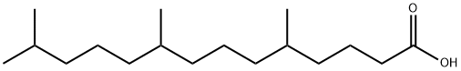 5,9,13-trimethyltetradecanoic acid Structure