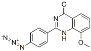 4(1H)-Quinazolinone,  2-(4-azidophenyl)-8-methoxy-  (9CI) Structure