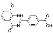Benzoic  acid,  4-(1,4-dihydro-8-methoxy-4-oxo-2-quinazolinyl)-  (9CI) 结构式