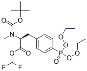 METHYL-N-BOC-4[(DIETHOXY-PHOSPHORYL)-DIFLUORO]METHYL PHENYLALANINE,220115-72-0,结构式