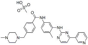 イマチニブメシル酸塩 化学構造式