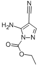 5-AMINO-4-CYANO-1-ETHOXYCARBONYLPYRAZOLE 结构式