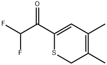 Ethanone, 1-(3,4-dimethyl-2H-thiopyran-6-yl)-2,2-difluoro- (9CI) Structure