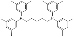 1,5-BIS[BIS(3,5-DIMETHYLPHENYL)PHOSPHINO]PENTANE Structure