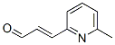 2-Propenal,3-(6-methyl-2-pyridinyl)-,(2E)-(9CI) Structure