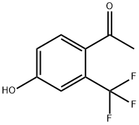4'-Hydroxy-2'-trifluoromethylacetophenone Structure