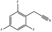 2,4,6-TRIFLUOROPHENYLACETONITRILE Structure