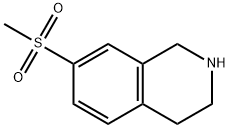 7-(Methylsulfonyl)-1,2,3,4-tetrahydroisoquinoline Structure