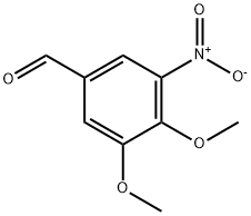 3,4-DIMETHOXY-5-NITRO-BENZALDEHYDE Struktur