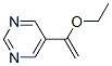 Pyrimidine, 5-(1-ethoxyethenyl)- (9CI) Structure