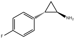 Cyclopropanamine, 2-(4-fluorophenyl)-, (1R,2S)- (9CI) Struktur