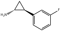 Cyclopropanamine, 2-(3-fluorophenyl)-, (1R,2S)- (9CI) Struktur