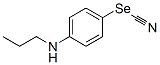 p-(Propylamino)phenyl selenocyanate Struktur