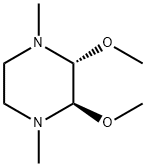 Piperazine, 2,3-dimethoxy-1,4-dimethyl-, trans- (8CI) Structure