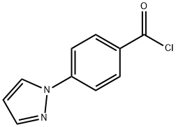 4-(1H-吡唑-1-基)苯甲酰氯,220461-83-6,结构式