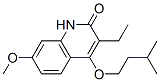 3-Ethyl-4-(isopentyloxy)-7-methoxy-2(1H)-quinolinone,22048-15-3,结构式