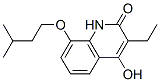 3-Ethyl-4-hydroxy-8-(isopentyloxy)quinolin-2(1H)-one 结构式