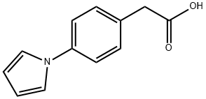 [4-(1H-pyrrol-1-yl)phenyl]acetic acid 化学構造式