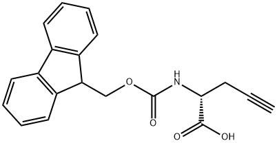 FMOC-D-プロパルギルグリシン 化学構造式